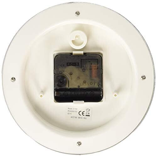 Acctim Acctim 21737 Riva Wall Clock, Chrome 1