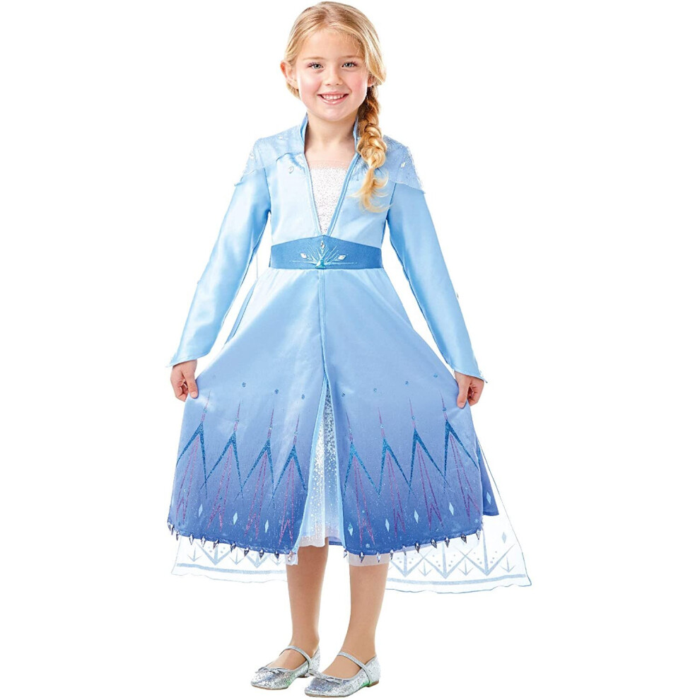 Rubie's Official Disney Frozen 2, Elsa Premium Dress, Childs Costume