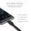 Green Cell KABGC03 USB cable 0.25 m USB A USB C 0.48 Gbit/s Black 2