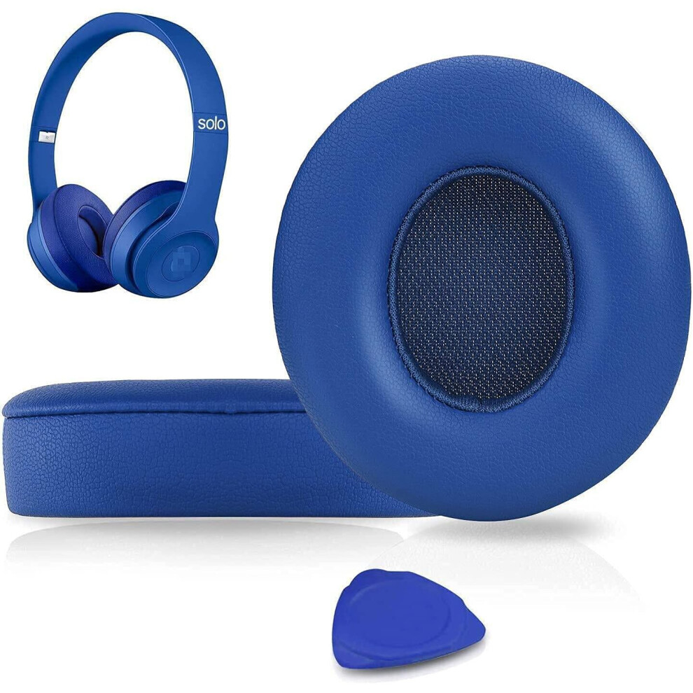 Solowit Earpads Cushions Replacement For Beats Solo 2 & Solo 3 Wireless On-Ear Headphones, Ear Pads With Soft Protein Leather,... 716852538201