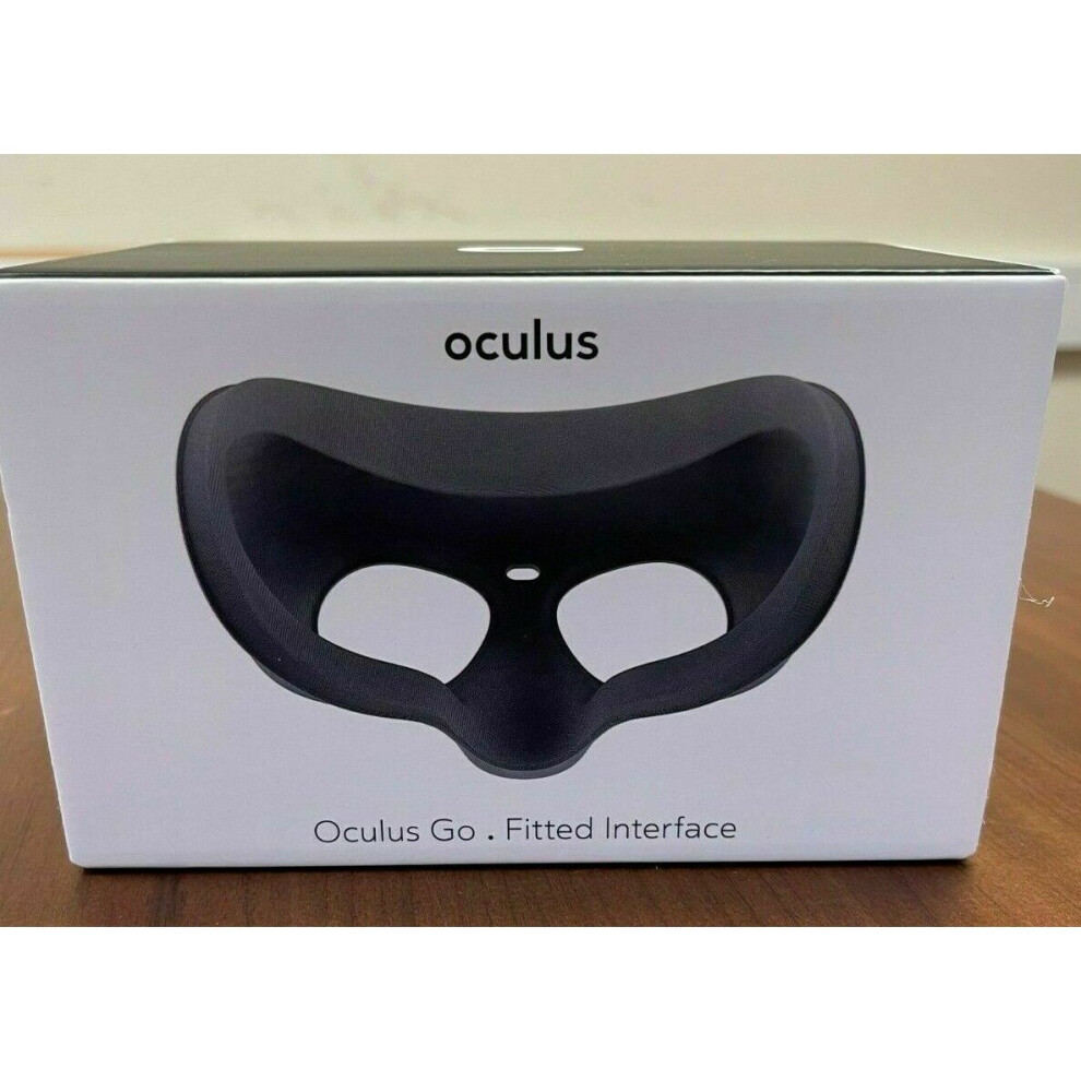 Meta (Oculus) Oculus Go Replacement Facial Interface - Fitted Accessory Only (P/N 301-00107-01) - Fits Low Nose Bridges, Wide Cheekbones (Code 227435)