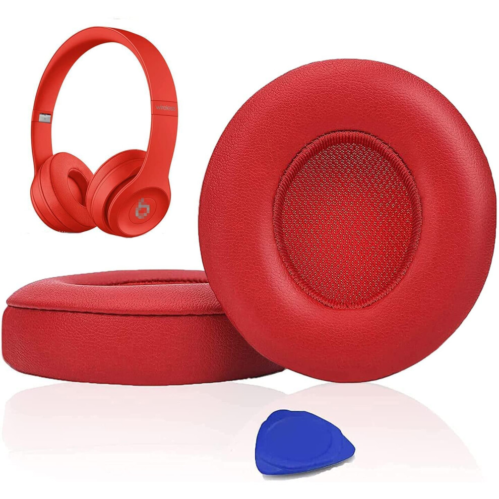 Solowit Earpads Cushions Replacement For Beats Solo 2 & Solo 3 Wireless On-Ear Headphones, Ear Pads With Soft Protein Leather,... 767912084275