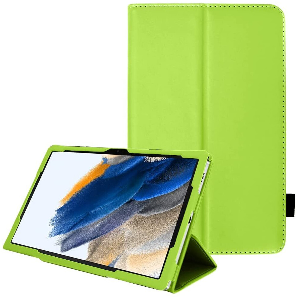 Techgear Leather Case For Samsung Galaxy Tab A8 10.5" (Sm-X200 / Sm-X205) Premium Pu Leather Slim Folio Stand Smart Case Cover...