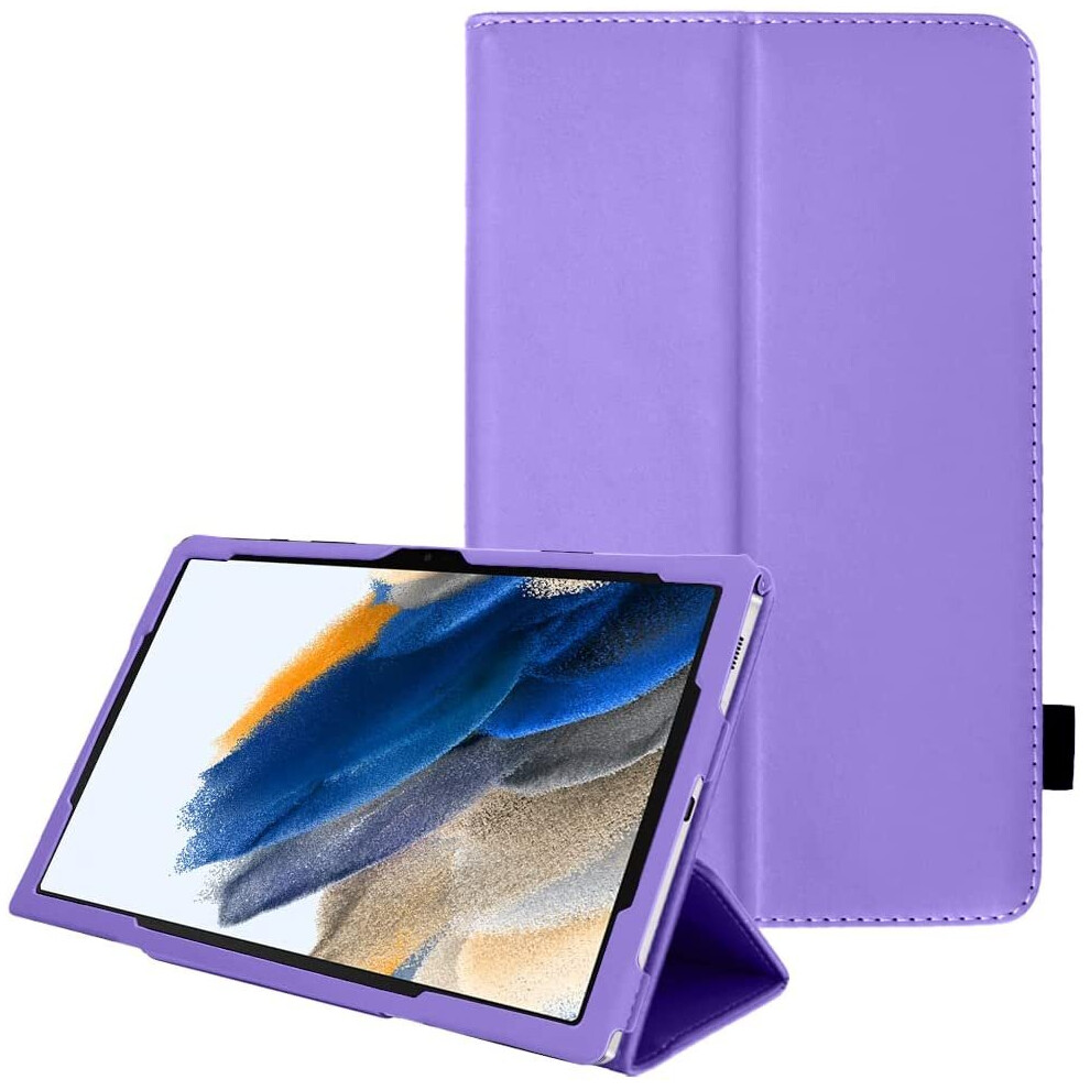 TECHGEAR Leather Case for Samsung Galaxy Tab A8 10.5" (SM-X200 / SM-X205) Premium PU Leather Slim Folio Stand Smart Case Cover...