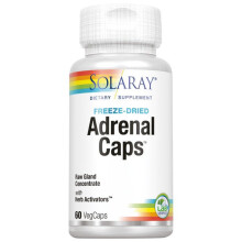 Solaray, Capsule di Adrenal Congelate con Attivatori di Erbe, 60 VegCaps