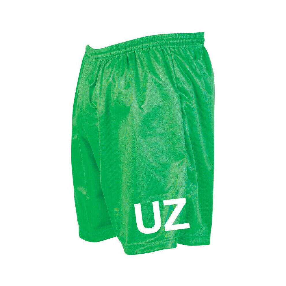 (Green, XL 38-40") Prospo Personalised Your Choice Mens Football Shorts Training Gym Running Sports