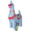 Blue llama piñata 50 cm 3
