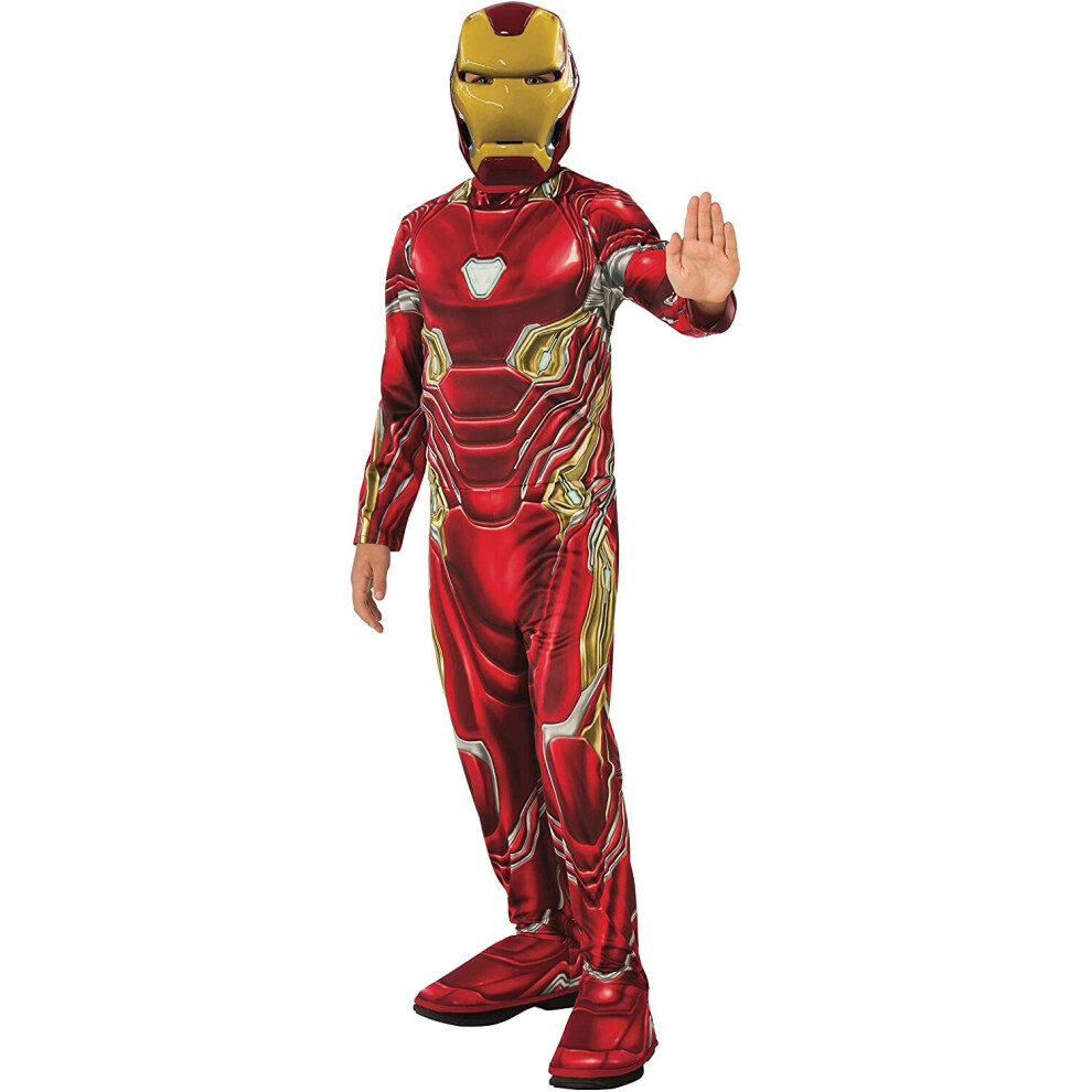 Rubie's Official Marvel Avengers Endgame Iron Man Classic Childs Costume, Kids Superhero Fancy Dress