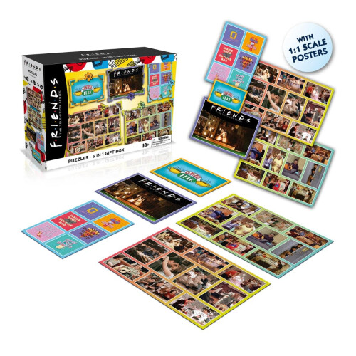 Top Trumps Friends 5in1 Jigsaw Puzzle Pack 1