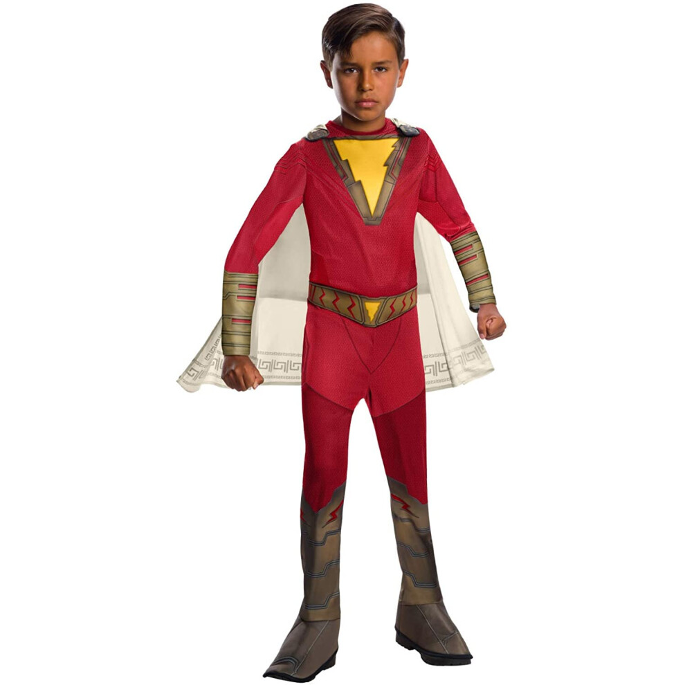 Rubie's Official DC Comic Shazam Classic Boys Costume, Kids Super Hero Fancy Dress