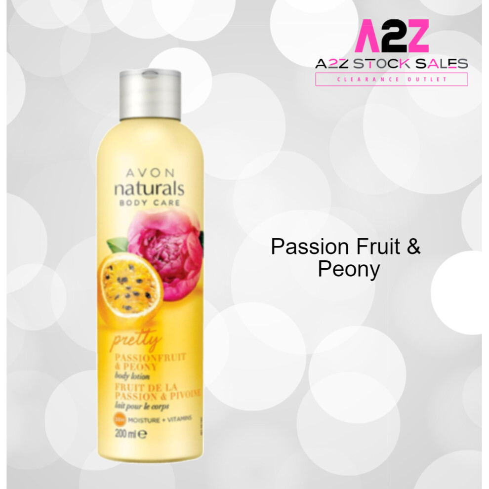 (Passionfruit & Peony) Avon Naturals Body Care Body Lotion Various Scents 200ml