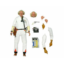 NECA Back to the Future Doc Brown (1985) Hazmat Suit 7" Action Figure - Plush Soft Toy