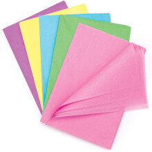 Baker Ross AW113 Pastel Tissue Paper Value Pack, Perfect for All Arts and Crafts Projects, Ideal for Classroom Work, Home...
