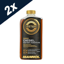 Mannol 2x1L Diesel Ester Fuel Additive Treatment Improve Fuel Economy