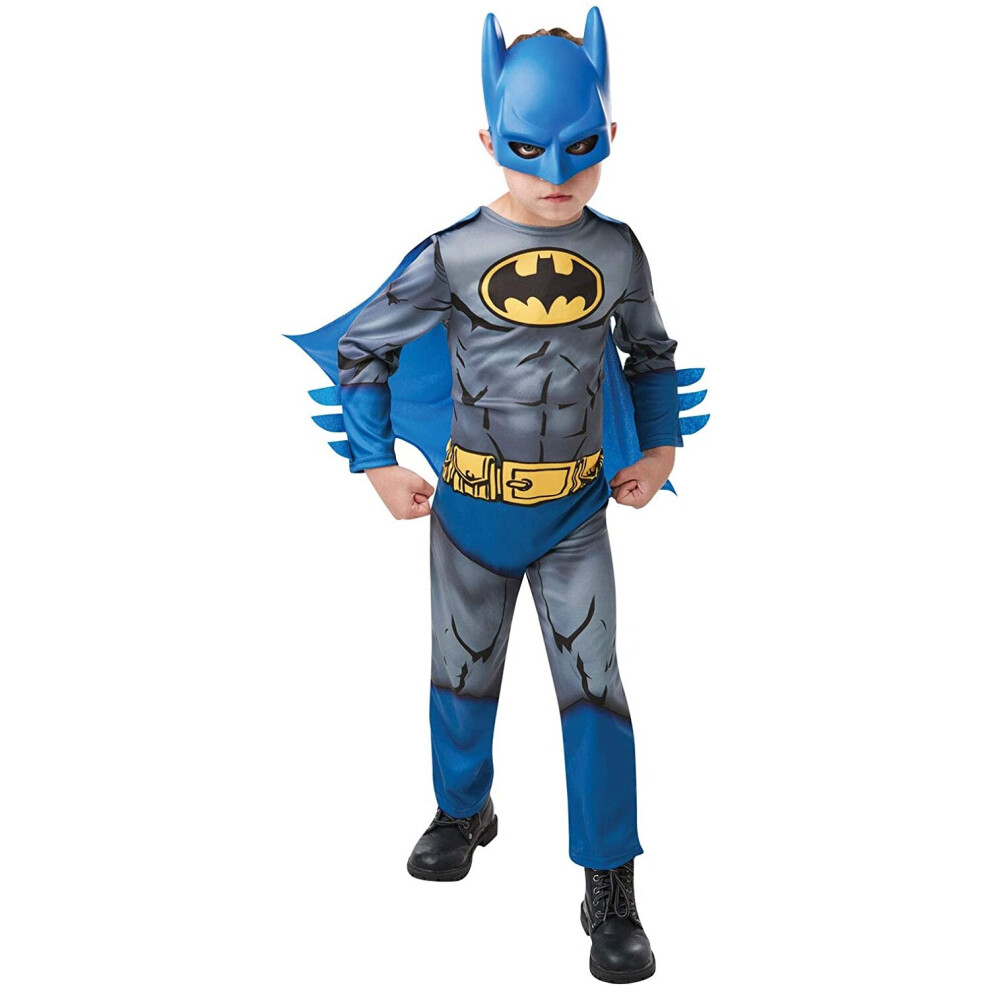 Rubies Rubie's Official Dc Comics Batman Comic Book Child's Classic Costume, Superhero Fancy Dress Not,Specified