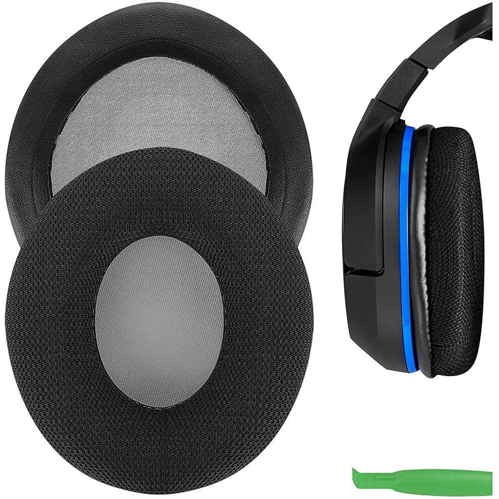 Geekria Comfort Mesh Fabric Replacement Ear Pads for Turtle Beach Ear Force P11, PX22, PX51, PX24, PX21, PX4, PX5, X41, X42,...