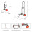 Milestone Camping 25180 50KG Heavy-Duty Trolley 3