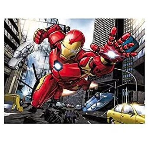 Puzzle lenticular Iron Man en batalla - Marvel - 500 piezas 61x46 cm