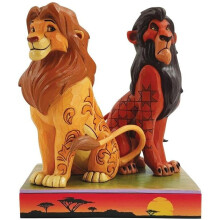 Enesco Disney Traditions Simba And Scar - Proud And Petulant