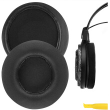 Geekria QuickFit Protein Leather Replacement Ear Pads for ATH-Ad400, Ad700, Ad900x, A500, A500x, Ad500X, A700, A900x, A950lp...