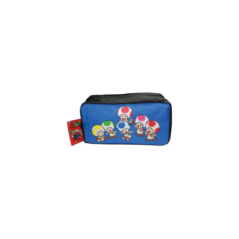 Super Mario Blue Toad School Pencil Case Stationary