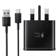 Samsung Galaxy S21 FE 5G A80 A60 Fast Charger Plug & Type C Data Cable