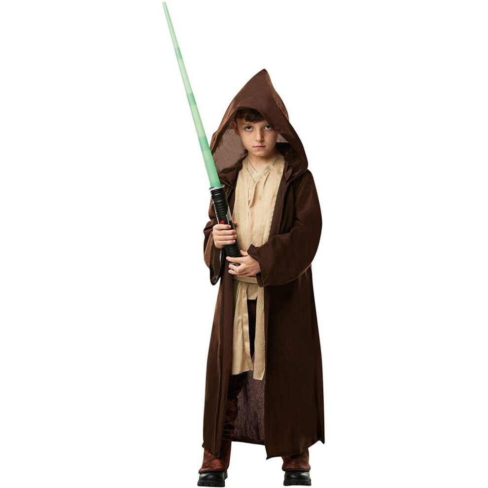 Rubie's Official Disney Star Wars Jedi Hooded Robe, Deluxe Childs