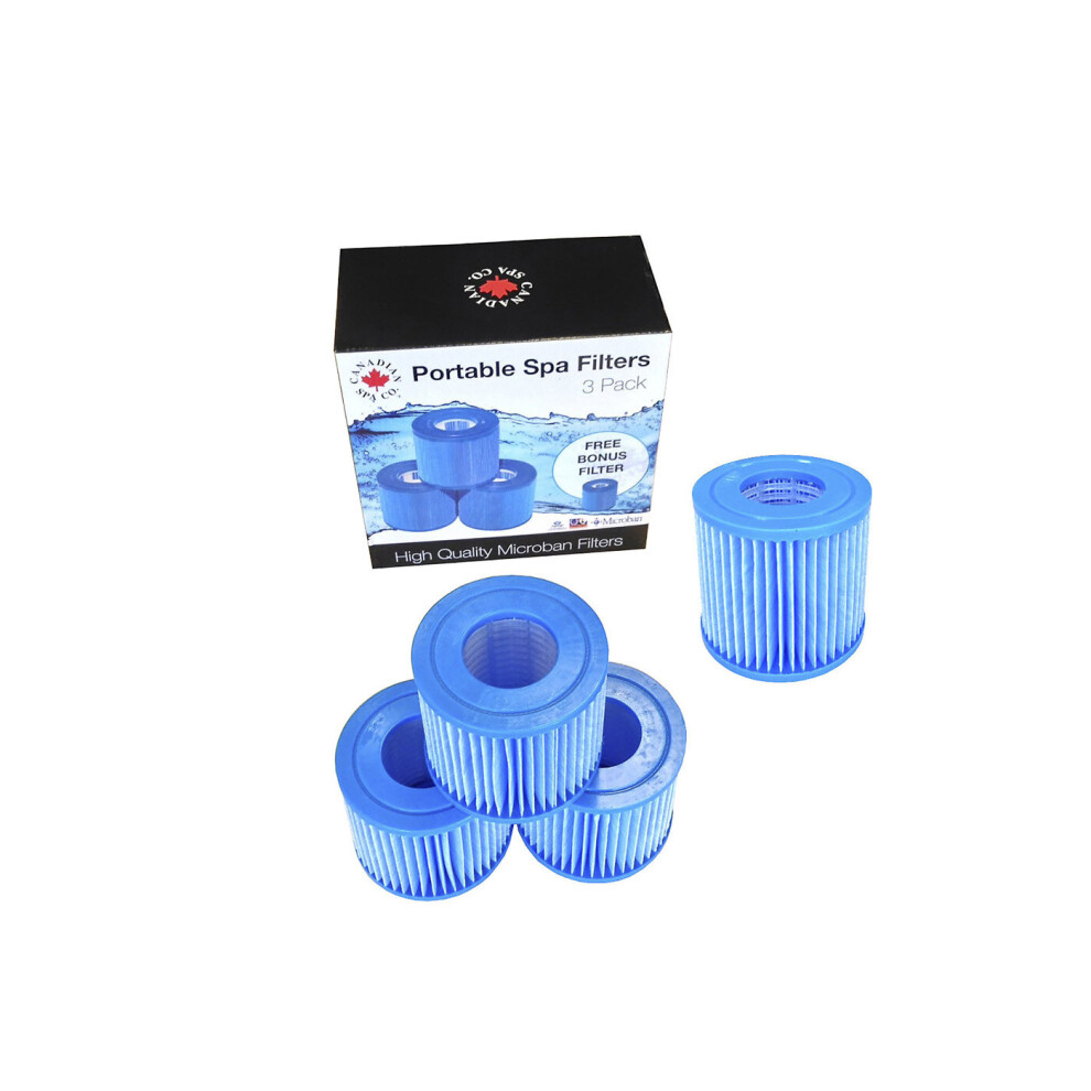 Canadian Spa Company Microban Hot Tub Spa Filter Pack of 4 (L)1080x(W)94mm