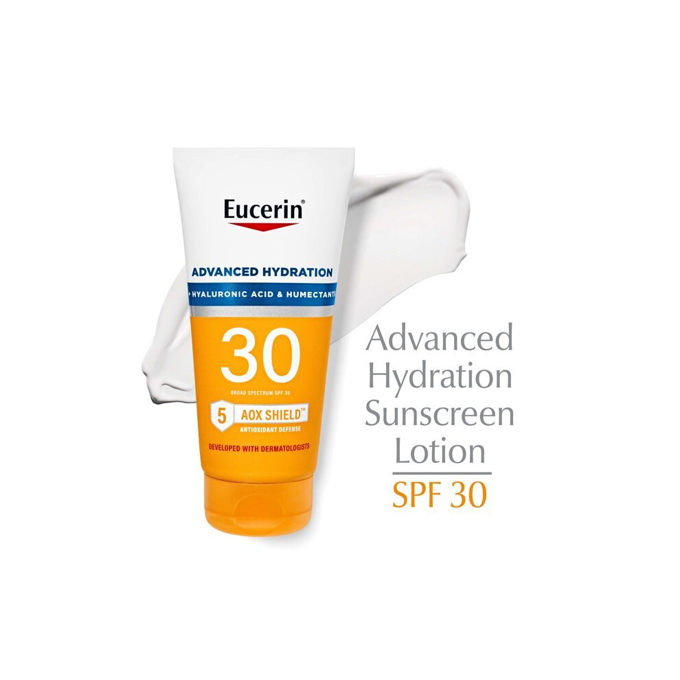 Eucerin Sun Advanced Hydration Spf 30 Sunscreen Lotion, 5 Fl Oz Tube