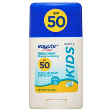 Equate Kids Broad Spectrum Sunscreen Stick with Mineral Actives, SPF 50, 1.5 oz
