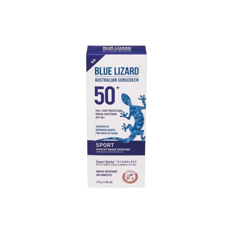 Blue Lizard Sport Mineral-Based Sunscreen, Spf 50+, 5 Fl Oz