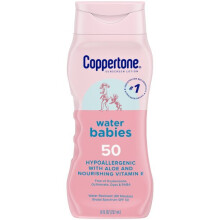 Coppertone WaterBabies SPF 50 Baby Solcreme Lotion Vandafvisende solcreme til babyer 8 Fl Oz