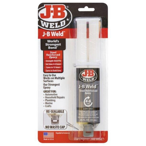 J-B Weld Original Syringe - Steel Reinforced Epoxy