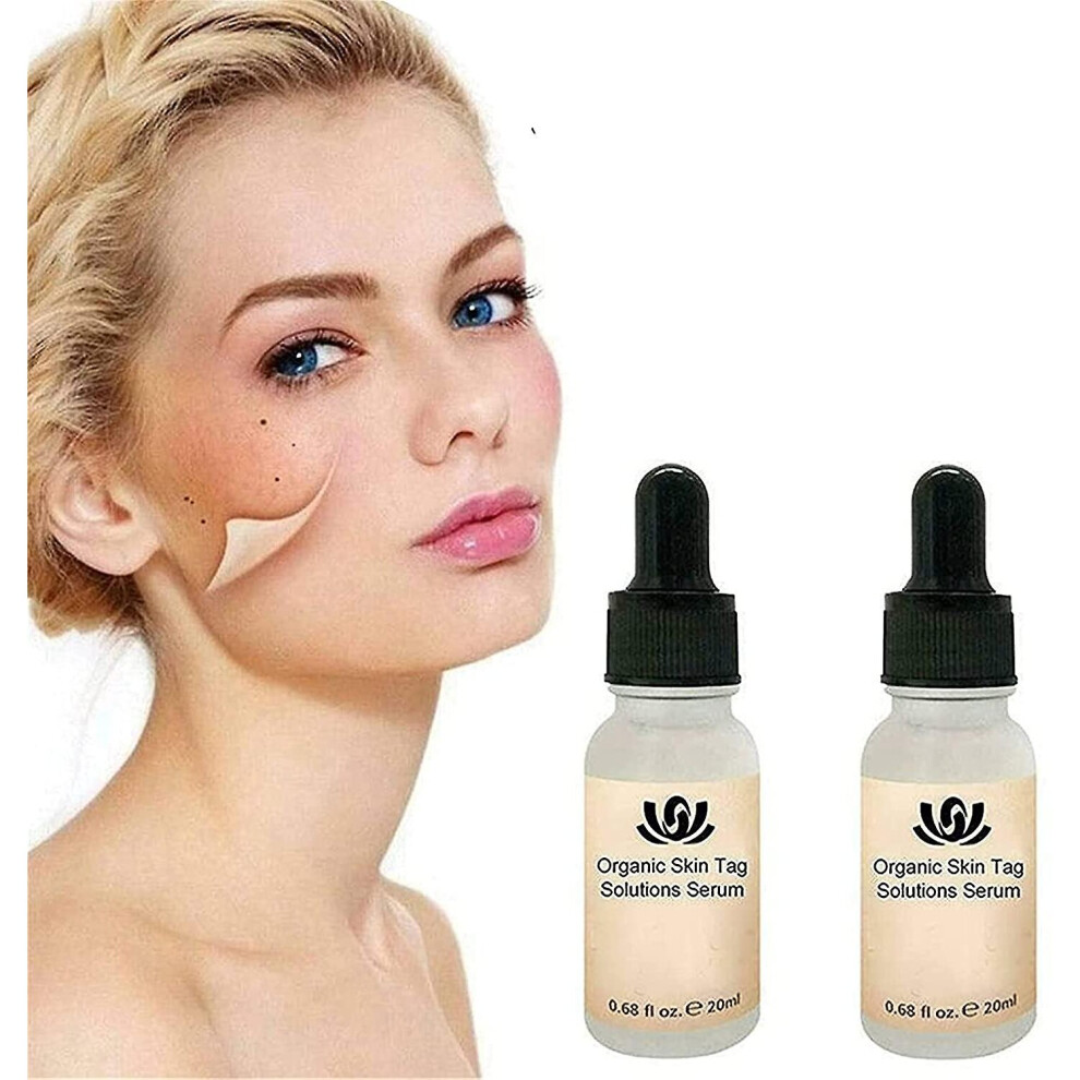Cream 2Pcs Organic Tags Solutions Serum Spot Purifying Serum Mole Remover Repair Oil