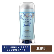 Secret, Aluminiumfreie Deodorant, echte Kokosnuss, 2,4 oz (68 g)