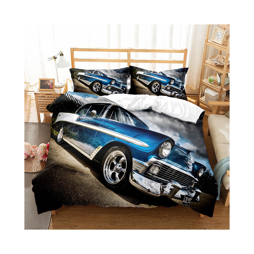 Sports Car Bedding Single Double Duvet Cover Pillow Cases Set on OnBuy