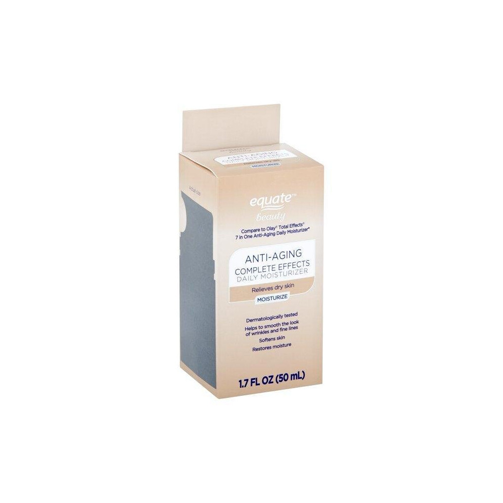 Equate Beauty Anti-Aging Complete Effects Daily Moisturizer, 1.7 Fl Oz