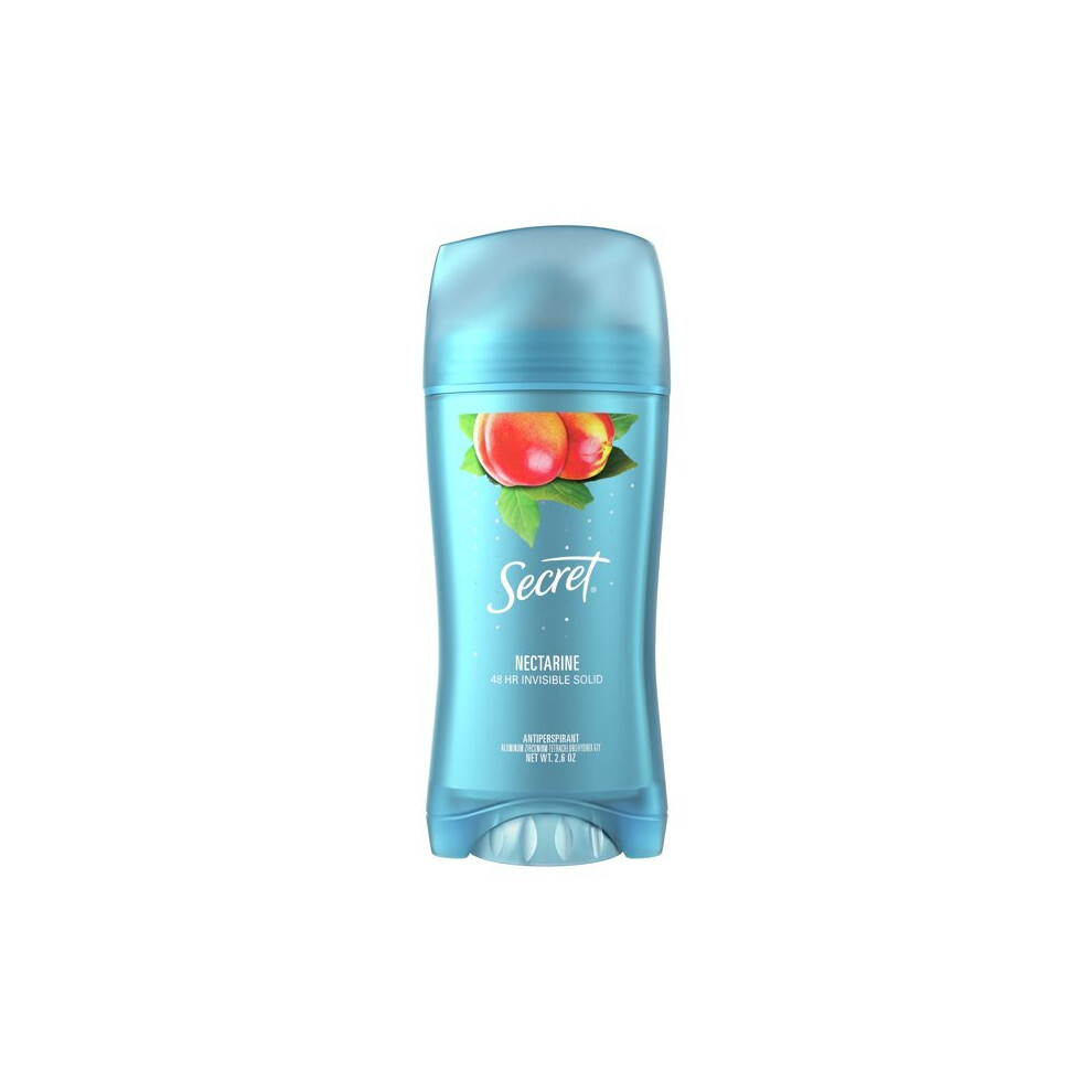 Secret Fresh Antiperspirant Deodorant Invisible Solid Nectarine 2.6 Oz. 2.6Oz