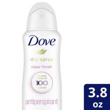 Dove Invisible Dry Spray Antitranspirant Deodorant, klare Oberfläche 3,8 Unzen