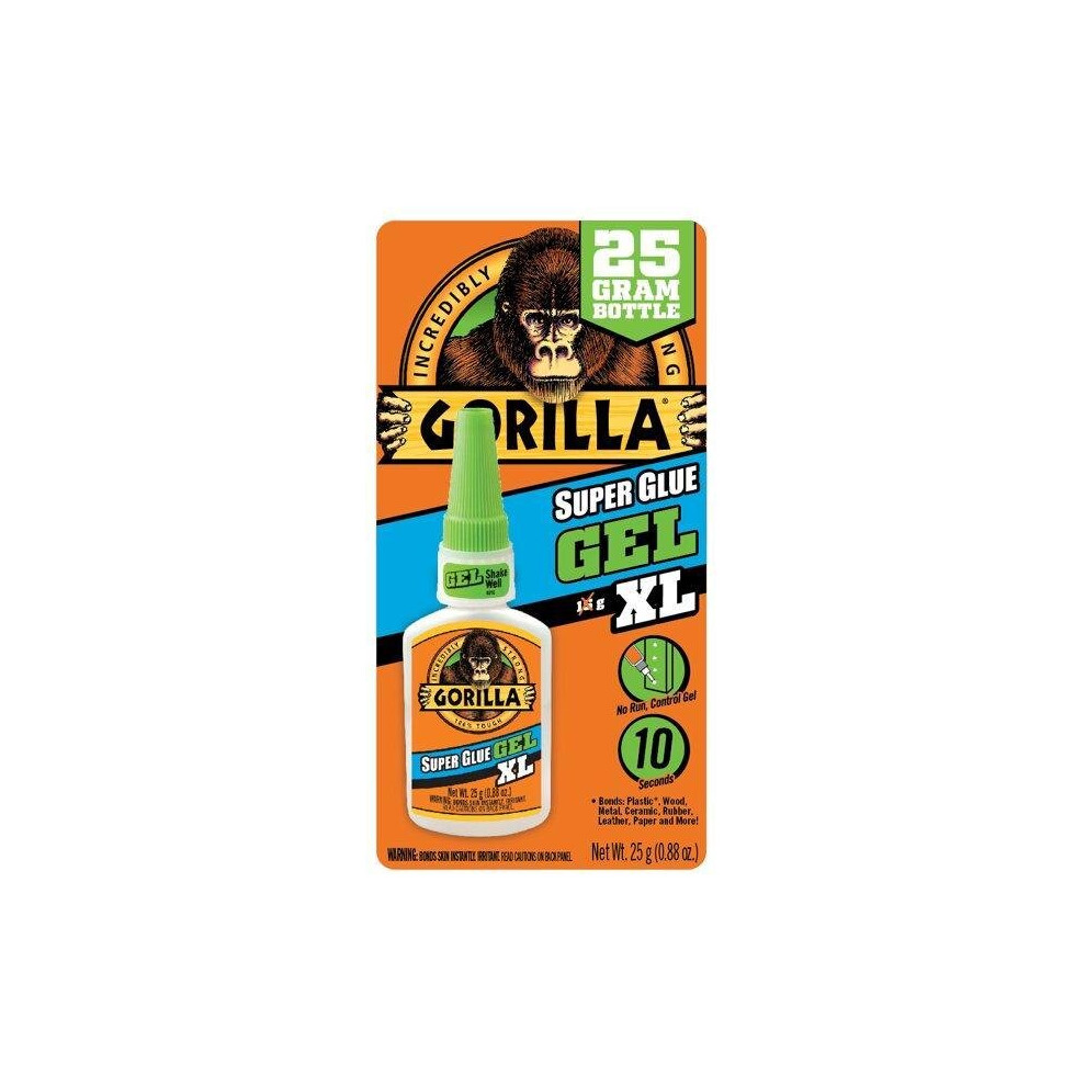 Gorilla Clear Super Glue XL, 25 gram Bottle, Pack of 1