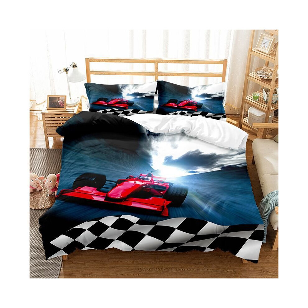Sports Car Bedding Single Double Duvet Cover Pillow Cases Set on OnBuy