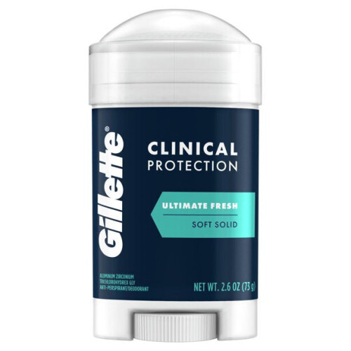 Gillette Gillette, Deodorant Solid Ușor, Ultimate Fresh, 2.6 oz (73 g)