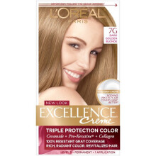 L'Oreal Excellence #7G Donker Goudblond Haarkleur, 1 ct