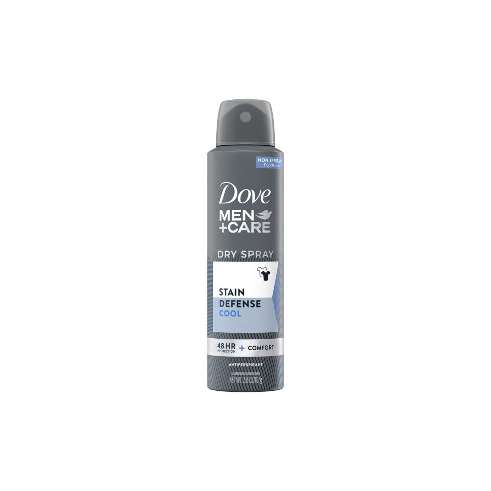 Dove Men Care Stain Defense Cool Dry Spray Antiperspirant Deodorant, 3.8 Oz.