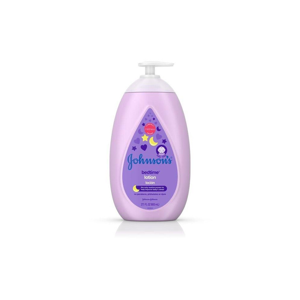 Johnson's Bedtime Baby Lotion with NaturalCalm Aromas, 27.1 fl oz