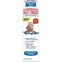 Boudreaux's Butt Paste Diaper Rash Salbe für empfindliche Haut 4 oz (113 g)