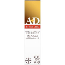 A+D First Aid Ointment, Skin Protectant for Dry Cracked Skin, 1.5 oz