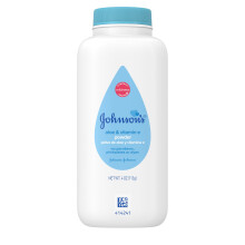 Johnson's Naturally Derived Cornstarch Baby Powder with Aloe & Vitamin E, 4 oz