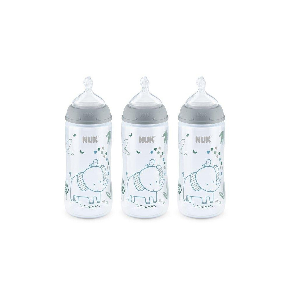 NUK Smooth Flow Anti-Colic Bottle, 10 oz, 3-Pack