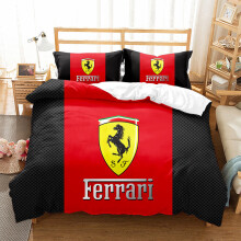 (11, Double-200*200cm) Sports Car Bedding Single Double Duvet Cover Pillow Cases Set